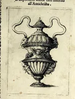 An illustration from Vaso di uerità : nel quale si contengono dodeci resolutioni uere a dodeci importanti dubbi, fatti intorno all'origine, nascita, uita, opere, e morte dell'Antichristo (1597)