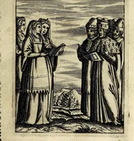 An illustration from Vaso di uerità : nel quale si contengono dodeci resolutioni uere a dodeci importanti dubbi, fatti intorno all'origine, nascita, uita, opere, e morte dell'Antichristo (1597)