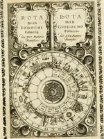 Picture 15 of 23 from Vaticinia, sev, Praedictiones illvstrivm virorvm : sex rotis aere incisis compraensa : de successione Summ. Pontificis Rom., cum declarationibus et annotationibus Hieronymi Ioannini = Vaticini, overo, Predittioni d'hvomini illvstri : comprese in sei rvote intagliate in rame : della successione de i Sommi Pont. Rom., con le dichiarationi et annotationi di Hieronimo Gioanini (1600), leaf 30