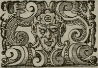 Picture 5 of 52 from Vaticinia, siue Prophetiae abbatis Ioachimi & Anselmi episcopi Marsicani : cum imaginibus aere incisis, correctione et pulcritudine, plurium manuscriptorum exemplariu[m] op[er]e, et uariaru[m] imaginu[m] tabulis, et delineationibu[s], alijs ante hac impressis longè praestantiora : quibus Rota, et Oraculum turcicum maxime considerationis adiecta sunt : vnà cum praefatione, et adnotationibus Paschalini Regiselmi = Vaticinii, ouero Profetie dell'abbate Gioachino, & di Anselmo vescouo di Marsico : con l'imagini intagliate in rame, di correttione, et uaghezza maggiore, che gl'atri sin' hora stampati, per l'aggiuto di molti exemplari scritti à penna, et per le pitture, et disegni di uarie imagini : à qualli è aggionta una Ruota, et un' oracolo Turchesco di grandissima co[n]sideratione : insieme con la prefatione, et annotationi di Pasqualino Regiselmo (1589), leaf 19