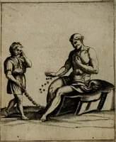 Picture 37 of 52 from Vaticinia, siue Prophetiae abbatis Ioachimi & Anselmi episcopi Marsicani : cum imaginibus aere incisis, correctione et pulcritudine, plurium manuscriptorum exemplariu[m] op[er]e, et uariaru[m] imaginu[m] tabulis, et delineationibu[s], alijs ante hac impressis longè praestantiora : quibus Rota, et Oraculum turcicum maxime considerationis adiecta sunt : vnà cum praefatione, et adnotationibus Paschalini Regiselmi = Vaticinii, ouero Profetie dell'abbate Gioachino, & di Anselmo vescouo di Marsico : con l'imagini intagliate in rame, di correttione, et uaghezza maggiore, che gl'atri sin' hora stampati, per l'aggiuto di molti exemplari scritti à penna, et per le pitture, et disegni di uarie imagini : à qualli è aggionta una Ruota, et un' oracolo Turchesco di grandissima co[n]sideratione : insieme con la prefatione, et annotationi di Pasqualino Regiselmo (1589), leaf 89