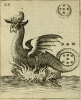Picture 28 of 54 from Vaticinia, siue, Prophetiae abbatis Joachimi & Anselmi episcopi Marsicani : cum imaginibus aere incisis, correctione et pulcritudine, plurium manuscriptorum exemplariu op[er]e ... : qvibvs rota et oraculum turcicum maxime considerationis adiecta sunt : vna cum praefatione et adnotationibus Paschalini Regiselmi = Vaticinii, ouero, Profetie dell'abbate Gioachino & di Anselmo vescovo di Marsico .. (1589), leaf 65