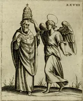 Picture 41 of 54 from Vaticinia, siue, Prophetiae abbatis Joachimi & Anselmi episcopi Marsicani : cum imaginibus aere incisis, correctione et pulcritudine, plurium manuscriptorum exemplariu op[er]e ... : qvibvs rota et oraculum turcicum maxime considerationis adiecta sunt : vna cum praefatione et adnotationibus Paschalini Regiselmi = Vaticinii, ouero, Profetie dell'abbate Gioachino & di Anselmo vescovo di Marsico .. (1589), leaf 93