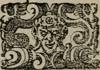 An illustration from Vaticinia, siue Prophetiae Abbatis Ioachimi, & Anselmi Episcopi Marsicani : cum imaginibus aere incisis, correctione, et pulcritudine, plurium manuscriptorum exemplariu[m] op[er]e, et uariu[m] imaginu[m] tabulis, et delineationibu[s] alijs antehac impressis longè praestantiora; quibus rota, et oraculum Turcicum maxime considerationis adiecta sunt (1600)