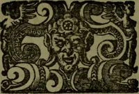 An illustration from Vaticinia, sive, Prophetiae Abbatis Ioachimi, [and] Anselmi Episcopi Marsicani; cum imaginibus aere incisis, correctione, et pulcritudine, plurium manuscriptorum exemplari ope, et variar imagin tabulis, et delineationibù, aliis antehac impressis longè praestantiora; quibus Rota, et Oraculum Turcicum maxime considerationis adiecta sunt; una cum praefatione et adnotationibus Paschalini Regiselmi (1600)