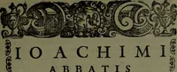 An illustration from Vaticinia, sive, Prophetiae Abbatis Ioachimi, [and] Anselmi Episcopi Marsicani; cum imaginibus aere incisis, correctione, et pulcritudine, plurium manuscriptorum exemplari ope, et variar imagin tabulis, et delineationibù, aliis antehac impressis longè praestantiora; quibus Rota, et Oraculum Turcicum maxime considerationis adiecta sunt; una cum praefatione et adnotationibus Paschalini Regiselmi (1600)