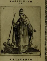 An illustration from Vaticinia, sive, Prophetiae Abbatis Ioachimi, [and] Anselmi Episcopi Marsicani; cum imaginibus aere incisis, correctione, et pulcritudine, plurium manuscriptorum exemplari ope, et variar imagin tabulis, et delineationibù, aliis antehac impressis longè praestantiora; quibus Rota, et Oraculum Turcicum maxime considerationis adiecta sunt; una cum praefatione et adnotationibus Paschalini Regiselmi (1600)