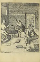 An illustration from Vccelliera, overo, Discorso della natvra, e proprieta di diversi vccelli : e in particolare di qve'che cantano : con il modo di prendergli, conoscergli, alleuargli, e mantenergli : e con le figure cauate dal vero, e diligentemente intagliate in rame dal Tempesta, e dal Villamena (1622)