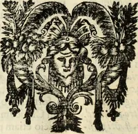 An illustration from V. Cl. D. Antonii de Sousa de Macedo ... Decisiones Supremi Senatus iustitiae Lusitaniae, & supremi consilij fisci ac patrimonij regij, cum grauissimis collegis decretae : triplici indice locupletatae (1677)