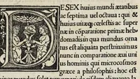 An illustration from Venerabilis Bedae presbyteri De temporibus, siue, De sex aetatibus huius seculi liber incipit. P. Victoris De regionibus urbis Rome libellus aureus (1509)