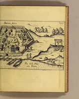An illustration from Vera historia, admirandae cuiusdam nauigationis, quam Huldericus Schmidel, Straubingensis, ab anno 1534. usque ad annum 1554. in Americam vel nouum mundum, iuxta Brasiliam & Rio della Plata, confecit. : Quid per hosce annos 19. sustinuerit, quam varias & quam mirandas regiones ac homines viderit. Ab ipso Schmidelio Germanice, descripta: nunc vero, emandatis & correctis vrbium, regionum & fluminum nominibus, adiecta etiam tabula geographica, figuris, & alijs notationibus quibusdam, in hac forma reducta (1599)