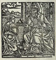 An illustration from Verginia : comedia di m. Bernardo Accolti Aretino, intitolata la Verginia : con un capitolo della Madonna (1535)