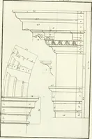 An illustration from Verhandeling over de bouwkunde : met de noodige aanmerkingen en waarneemingen (1781)