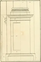 An illustration from Verhandeling over de bouwkunde : met de noodige aanmerkingen en waarneemingen (1781)