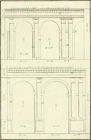 An illustration from Verhandeling over de bouwkunde : met de noodige aanmerkingen en waarneemingen (1781)