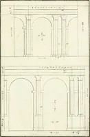 An illustration from Verhandeling over de bouwkunde : met de noodige aanmerkingen en waarneemingen (1781)