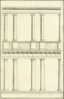 An illustration from Verhandeling over de bouwkunde : met de noodige aanmerkingen en waarneemingen (1781)