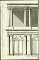 An illustration from Verhandeling over de bouwkunde : met de noodige aanmerkingen en waarneemingen (1781)