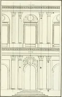 An illustration from Verhandeling over de bouwkunde : met de noodige aanmerkingen en waarneemingen (1781)