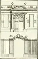 An illustration from Verhandeling over de bouwkunde : met de noodige aanmerkingen en waarneemingen (1781)