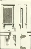 An illustration from Verhandeling over de bouwkunde : met de noodige aanmerkingen en waarneemingen (1781)