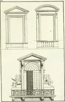 An illustration from Verhandeling over de bouwkunde : met de noodige aanmerkingen en waarneemingen (1781)