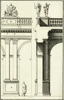 An illustration from Verhandeling over de bouwkunde : met de noodige aanmerkingen en waarneemingen (1781)