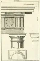 An illustration from Verhandeling over de bouwkunde : met de noodige aanmerkingen en waarneemingen (1781)