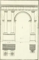 An illustration from Verhandeling over de bouwkunde : met de noodige aanmerkingen en waarneemingen (1781)