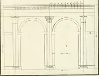 An illustration from Verhandeling over de bouwkunde : met de noodige aanmerkingen en waarneemingen (1781)