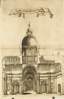 An illustration from Veridico racconto dell' origine, progressi e miracoli della Madonna di Reggio : con la descrittione d'alcune solennità, e del tempio : dichiarandosi le di lui pitture e sculture, e nominandosi gl' autori di quelle (1666)