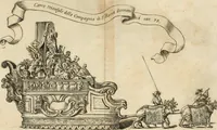 An illustration from Veridico racconto dell' origine, progressi e miracoli della Madonna di Reggio : con la descrittione d'alcune solennità, e del tempio : dichiarandosi le di lui pitture e sculture, e nominandosi gl' autori di quelle (1666)