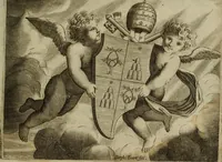 An illustration from Veritas harmonica vtriusque testamenti Alexandro VII. Pontifici ter Maximo (1663)