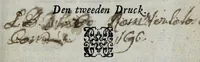 An illustration from Verlichterie-kunde, of recht gebruyck der water-verwen : in welcke des selfs dennis, en volkomen gebruyck tot de schilder-kunde, ende de illuminatie ofte verlichterie noodigh zijnde, kortelijck werden geleert : eertijts uytgegeven dor den voortreffelijcken verlichter Mr. Geerard ter Brugge ... (1670)