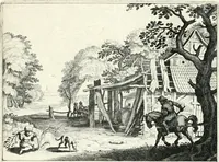 An illustration from Verscheyden playsante lantschappen met sinnebeelden verciert (1650)