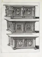 Picture 9 of 30 from Verscheyden schrynwerck, als portalen, kleerkassen, buffetten, ledikanten, tafels, kisten, stoelen, bancken, schabellen, hantdoex-rollen, glasborden en veel andre soorten van wercken (1630), leaf 29