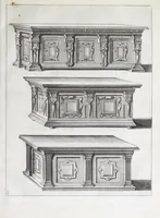 Picture 10 of 30 from Verscheyden schrynwerck, als portalen, kleerkassen, buffetten, ledikanten, tafels, kisten, stoelen, bancken, schabellen, hantdoex-rollen, glasborden en veel andre soorten van wercken (1630), leaf 31