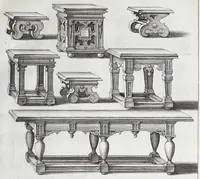 Picture 12 of 30 from Verscheyden schrynwerck, als portalen, kleerkassen, buffetten, ledikanten, tafels, kisten, stoelen, bancken, schabellen, hantdoex-rollen, glasborden en veel andre soorten van wercken (1630), leaf 35