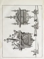 Picture 14 of 30 from Verscheyden schrynwerck, als portalen, kleerkassen, buffetten, ledikanten, tafels, kisten, stoelen, bancken, schabellen, hantdoex-rollen, glasborden en veel andre soorten van wercken (1630), leaf 41