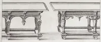 Picture 26 of 30 from Verscheyden schrynwerck, als portalen, kleerkassen, buffetten, ledikanten, tafels, kisten, stoelen, bancken, schabellen, hantdoex-rollen, glasborden en veel andre soorten van wercken (1630), leaf 75