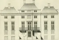 An illustration from Verscheyde schoone en vermaakelyke gezigten in de hofstede van Clingendaal gelegen by 's Gravenhage : naa t'leven getekent en in t'kooper gebrugt (1679)