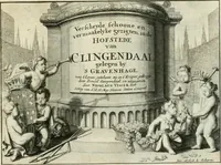 Picture 1 of 35 from Verscheyde schoone en vermaakelyke gezigten in de hofstede van Clingendaal gelegen by 's Gravenhage : naa t'leven getekent en in t'kooper gebrugt (1679), leaf 2