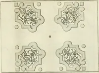 An illustration from Verscheyde schoone en vermaakelyke gezigten in de hofstede van Clingendaal gelegen by 's Gravenhage : naa t'leven getekent en in t'kooper gebrugt (1679)