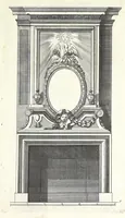 An illustration from Verschyde schoorsteen mantels nieulykx geinventeert door Mr. Bullet etc., architect du roy