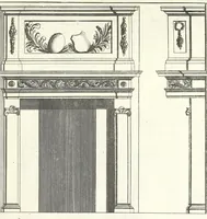 An illustration from Verschyde schoorsteen mantels nieulykx geinventeert door Mr. Bullet etc., architect du roy