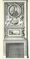 An illustration from Verschyde schoorsteen mantels nieulykx geinventeert door Mr. Bullet etc., architect du roy