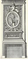 An illustration from Verschyde schoorsteen mantels nieulykx geinventeert door Mr. Bullet etc., architect du roy