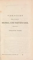 An illustration from Versuche über die gereizte Muskel- und Nervenfaser : nebst Vermuthungen über den chemischen Process des Lebens in der Thier- und Pflanzenwelt (1797)