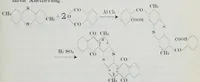 An illustration from Versuche zur Einfürung mehrerer Phtalsäurereste in aromatische Verbindungen und zur Darstellung neuer Küpenfarbstoffe der Anthracenreihe : Anhang - über die Reduktion der o-benzoylbenzoesäure, von der Technischen Hochschule "Fridericiana" zu Karlsruhe genehmigte Dissertation zur erlangung der Würde eines Doktor-Ingenieurs (1908)