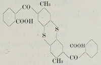An illustration from Versuche zur Einfürung mehrerer Phtalsäurereste in aromatische Verbindungen und zur Darstellung neuer Küpenfarbstoffe der Anthracenreihe : Anhang - über die Reduktion der o-benzoylbenzoesäure, von der Technischen Hochschule "Fridericiana" zu Karlsruhe genehmigte Dissertation zur erlangung der Würde eines Doktor-Ingenieurs (1908)